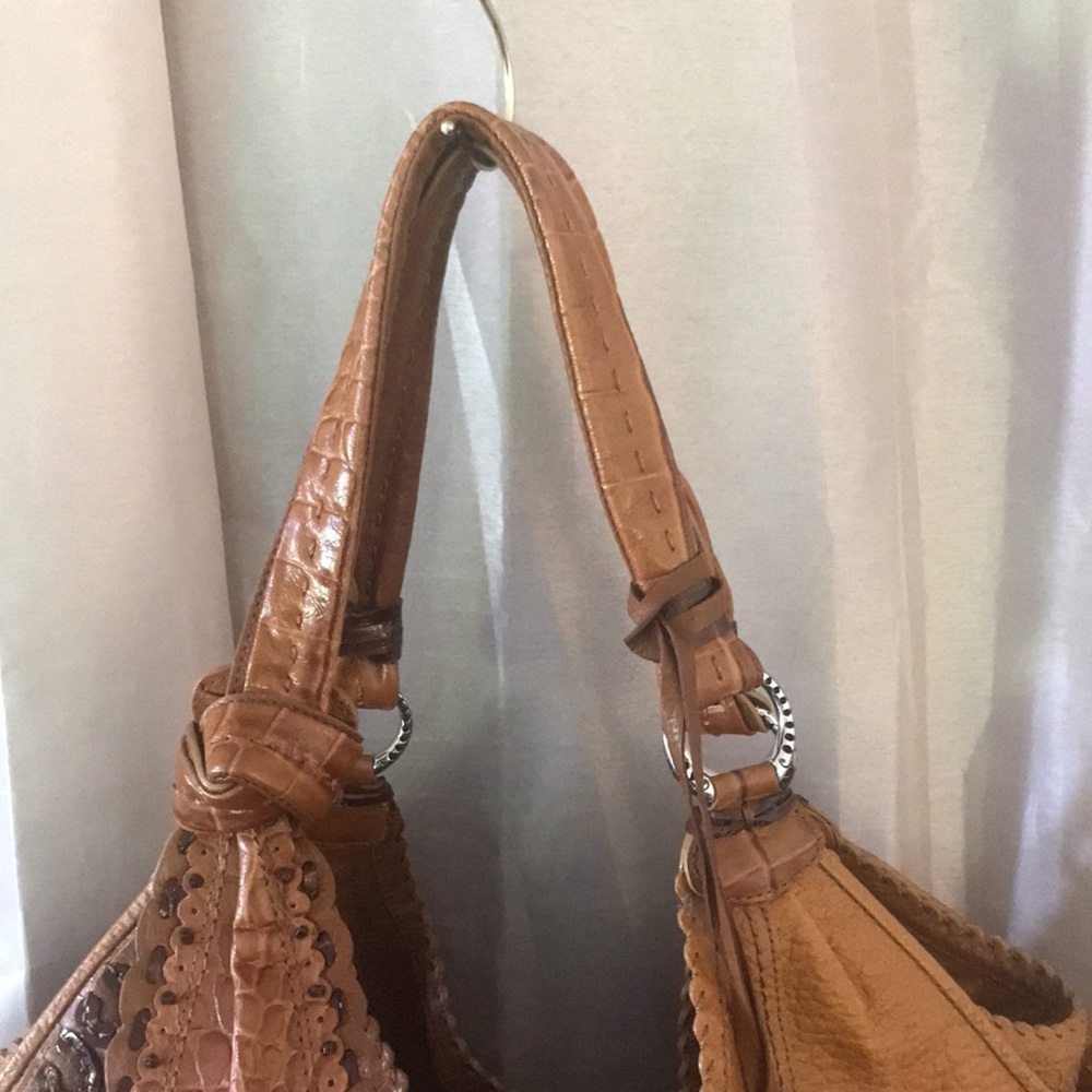 Brighton Tan Leather Tote Bag - Picture 9 of 13